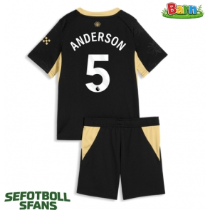 Manchester City Elliot Anderson #5 Bortaställ Barn 2026-27 Kortärmad (+ Korta byxor)